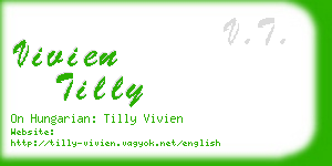 vivien tilly business card